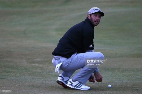 during the second round of the 144th Open Championship at The Old Course on July 17, 2015 in St Andrews, Scotland.