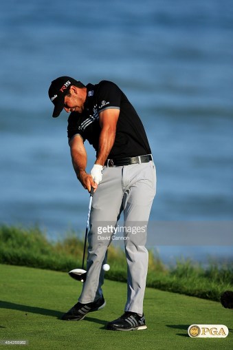 during the final round of the 2015 PGA Championship at Whistling Straits on August 16, 2015 in Sheboygan, Wisconsin.